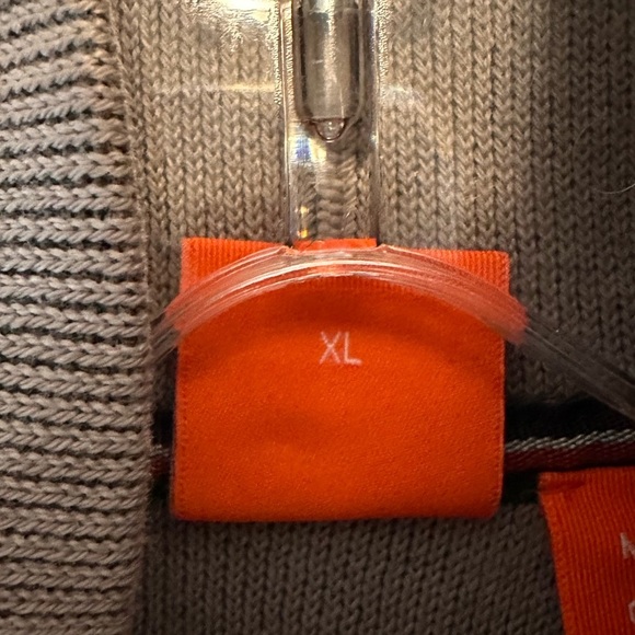 Hugo Boss Men’s Shepherd 33 Gray Full Zip Track Sweat Jacket Size XL Orange Lbl - Picture 5 of 7